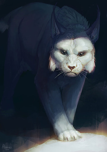 Art, Iris, Predator, Big Cat HD phone wallpaper