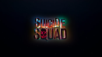 Logo, Suicide Squad HD wallpaper