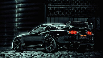 Toyota Supra Black , toyota-supra, toyota, cars HD wallpaper