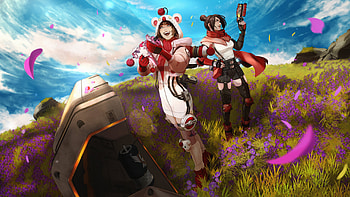 video game, Apex Legends, Wattson (Apex Legends), Wraith (Apex Legends) HD wallpaper