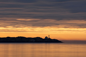 Nature, Sunset, Sea, Lighthouse HD wallpaper