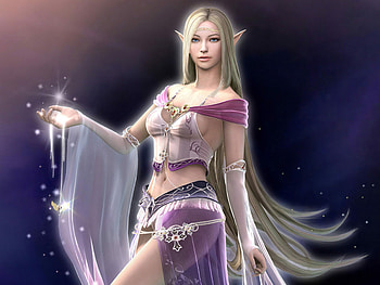 Elven woman, Fantasy lady, Artistic beauty, Captivating HD wallpaper