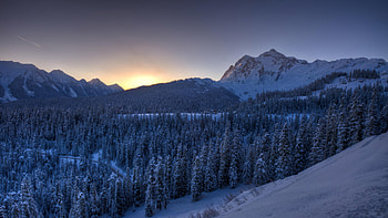 Mountains Winter Snow, mountains, winter, snow, nature HD wallpaper
