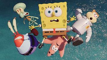 SpongeBob Movie, Sponge Out of Water, 2015, Mr. Movies HD wallpaper