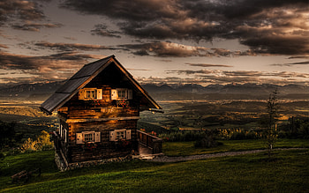Country cottages , Charming houses, Rural beauty, Tranquil ambiance HD wallpaper