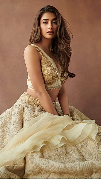 South Heroine, Pooja Hegde, Beautiful, Tamil, Actress HD phone wallpaper