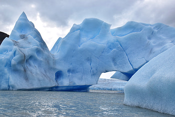 Iceberg, glacier, nature, lake HD wallpaper