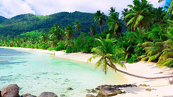 beautiful beach, blue, beautiful, nature, beach HD wallpaper