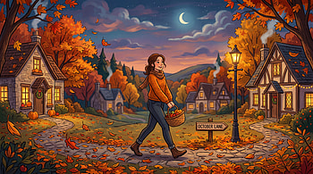 Cozy October: Autumn Aesthetic, Woman HD wallpaper