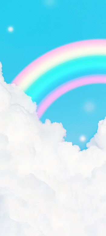 Pastel Rainbow HD phone wallpaper