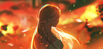 Elf Girl Looking Back , elf, artist, artwork, digital-art HD wallpaper