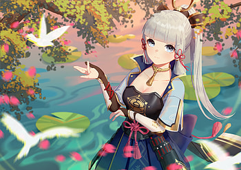Kamisato Ayaka — Serene Blossom (Genshin Impact), Genshin Impact, Kamisato Ayaka (Genshin Impact) HD wallpaper