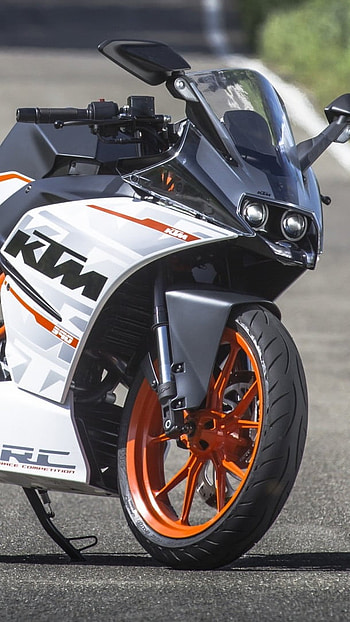 Ktm Rc 390, White Color, Body, bike HD phone wallpaper