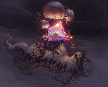 Eternal Sleep Walker, black, pink, art, fantasy, sleep walker, joao bragato, girl, dark HD wallpaper