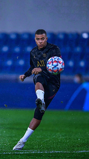 Kylian Mbappe, Champions League, soccer, PSG, France HD phone wallpaper