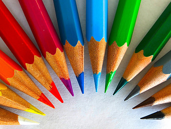 Rainbow, Miscellanea, Miscellaneous, Colored Pencils, Iridescent, Spearhead, Prick, Colour Pencils, Imprisoned, Sharpened HD wallpaper