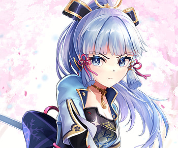 Kamisato Ayaka, Kamisato Ayaka (Genshin Impact), video game, Genshin Impact HD wallpaper