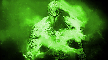 Flame Knight green by reeboker Flame Knight green by reeboker HD wallpaper
