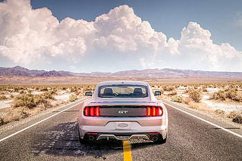 Clouds, Mustang, Cars, Road, Ford Mustang, Mustang Gt HD wallpaper