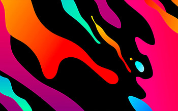 colorful abstract splashes, , creative, abstract backgrounds, liquid art, abstract paint splashes, background with splashes HD wallpaper