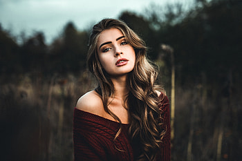 Brunette, outdoor, stunning, woman model HD wallpaper