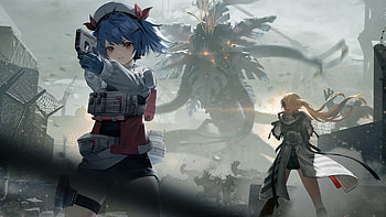 Girls' Frontline 2: Exilium - Nemertea Encounter, gun, video game, Girls Frontline HD wallpaper