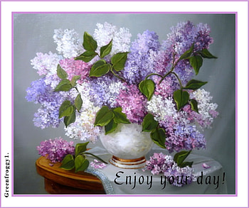 ENJOY YOUR DAY, DAY, ENJOY, COMMENT, CARD HD wallpaper