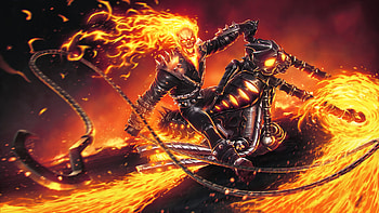 Ghost Rider Marvel Contest Of Champions, marvel-contest-of-champions, games, marvel, ghost-rider, artist, artwork, artstation HD wallpaper