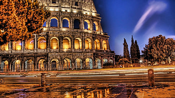 Cities, Italy, Colosseum, r, Ruin, Ruins, Rome HD wallpaper