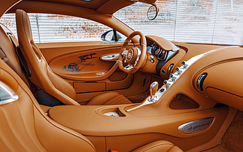 2021, Bugatti Chiron Sport, Les Legendes du Ciel, interior, dashboard, hypercar, luxury supercars, Bugatti HD wallpaper