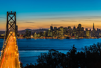 Oakland Skyline, , Oakland city, California HD wallpaper