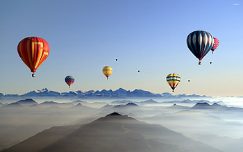 Hot Air Balloon, 2 , graphy, Sky HD wallpaper