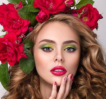 floral fashion, fashion, roses, graphy, face, flowers, models, people, beauty HD wallpaper