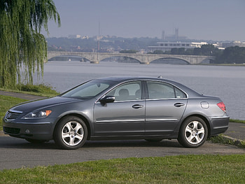 Auto, Nature, Water, Grass, Acura, Cars, City, Wood, Tree, Bridge, Grey, Side View, Style, Akura, Rl HD wallpaper