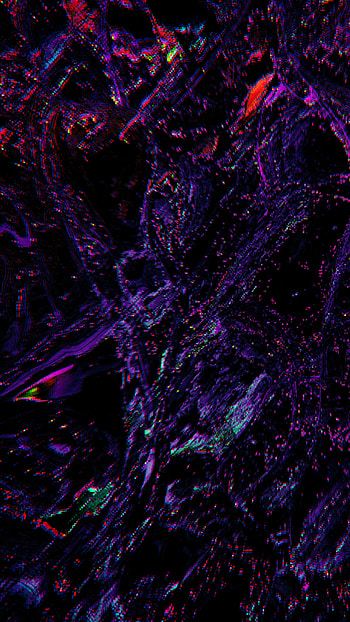 Glitch art, The Verge, Amoled friendly, Digital distortion HD phone wallpaper