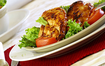 Food, Meat, Serving, Dinner, Supper, Salad, Tomato HD wallpaper