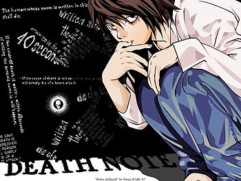 L, death note, anime, dark HD wallpaper