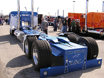 Old School Truckin, big rig, semi, old school, truck HD wallpaper