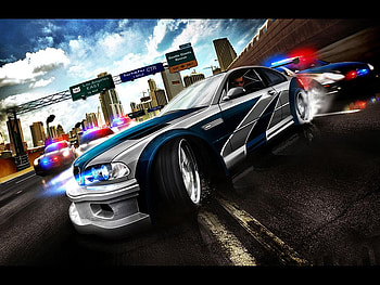 BMW M3 GTR chase, game, bmw, car, gtr HD wallpaper