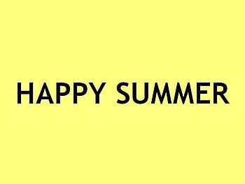 A Summer Greeting, greeting, summer, black, yellow HD wallpaper