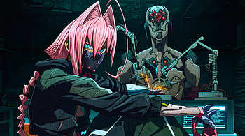 Cyberpunk Edgerunners 2 - Talia Yang Chrome Maelstrom gang / Cyberpunk 2077, Anime Girl, Cyberpunk Girl, Pink Hair HD wallpaper