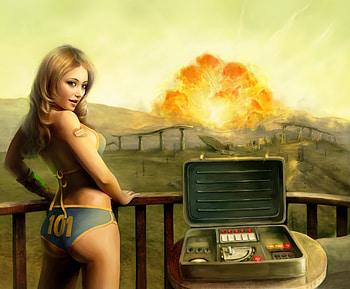 Fallout 3 sexy HD wallpaper