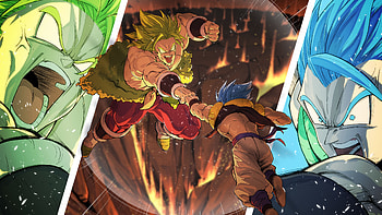 Broly Gogeta Super Saiyan Blue Super Saiyan God Dragon Ball Super Broly HD wallpaper