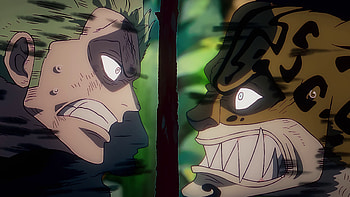 One Piece : Zoro vs Rob Lucci — Fierce Faceoff, Anime, One Piece, Roronoa Zoro, Rob Lucci HD wallpaper