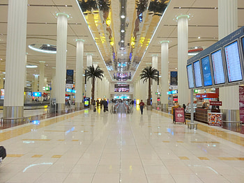 Terminal 3, Dubai International Airport HD wallpaper