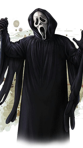 Ghost Face, Bad Ghost Mask HD phone wallpaper