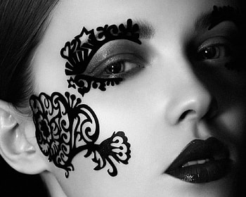 Pretty Face, face, model, dark, woman HD wallpaper