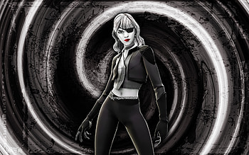 Siren, gray grunge background, Fortnite, vortex, Fortnite characters, Siren Skin, Fortnite Battle Royale, Siren Fortnite HD wallpaper