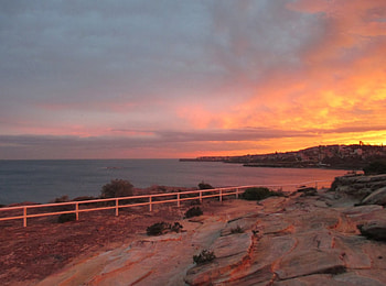 Sidney, sun, red, beach, shine HD wallpaper