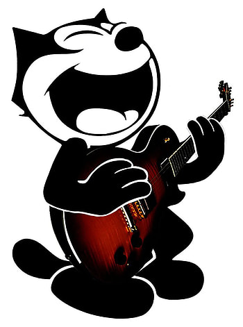 Felix the Cat iron on transfer, Divine bovinity design, Whimsical artwork HD phone wallpaper